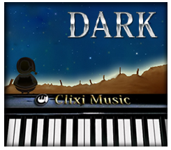 暗くゆっくりクリクシィーミュージックのピアノ曲